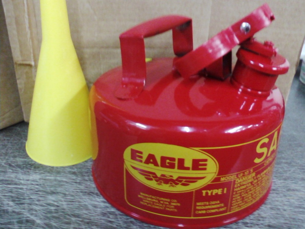 Eagle Safety Gas Can 1 Gallon OSHA & NFPA Approved. NEW