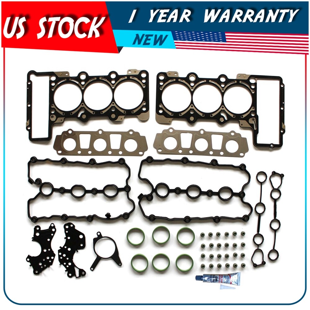 Full Head Gasket Set for 05-09 Audi A4 A6 Quattro 3.2L V6 BKH Engine-image