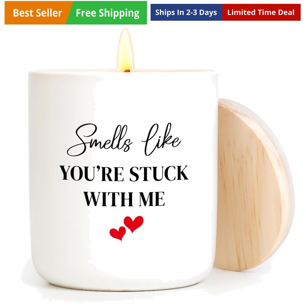 Valentines Day Gifts for Her Girlfriend Wife Birthday,Anniversary Candle Gift...-image