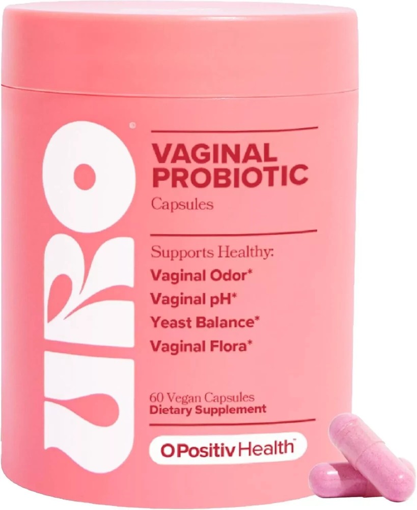URO Vaginal Probiotics for Women pH Balance with Prebiotics & Lactobacillus