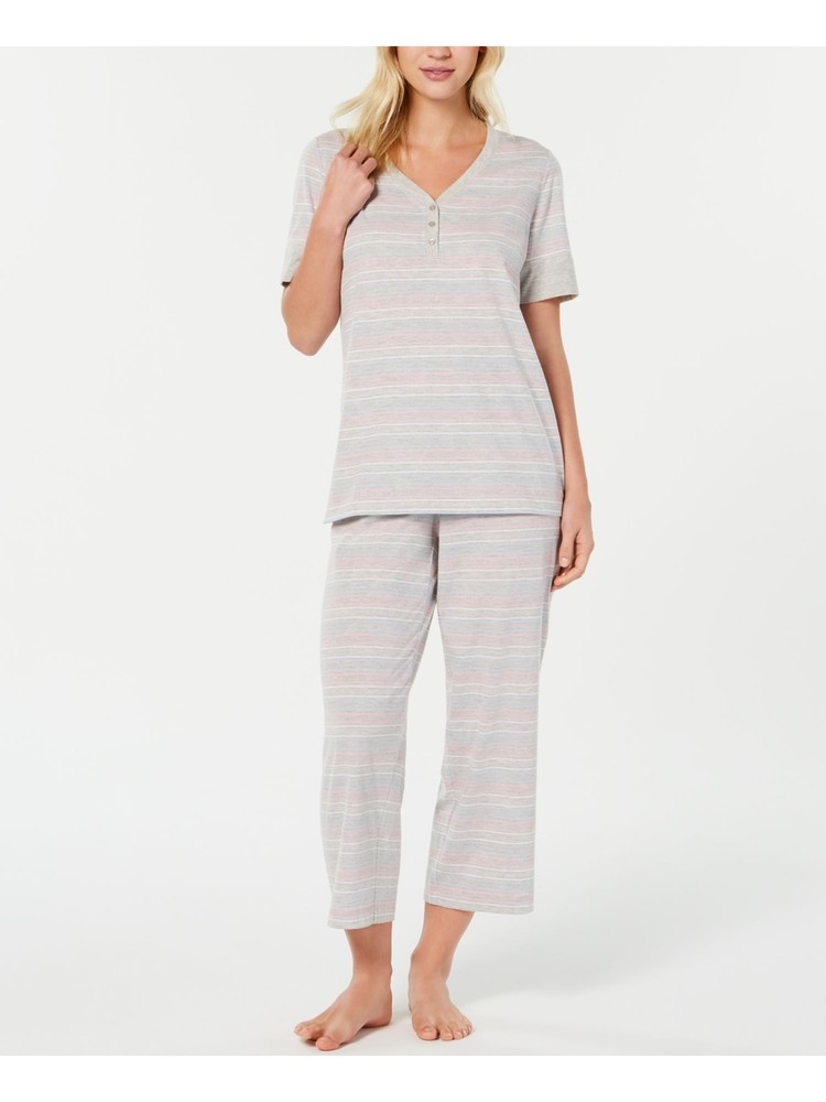 CHARTER CLUB Intimates Gray Sleep Shirt Pajama Top XXXL