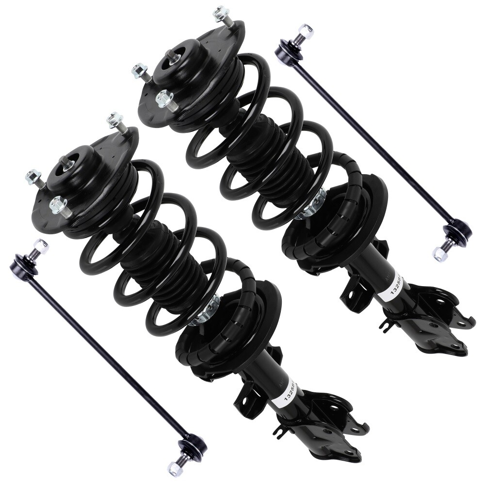 Front Complete Struts w/ Coil Spring Sway Bar Assembly Kit For 11-13 Kia Sorento
