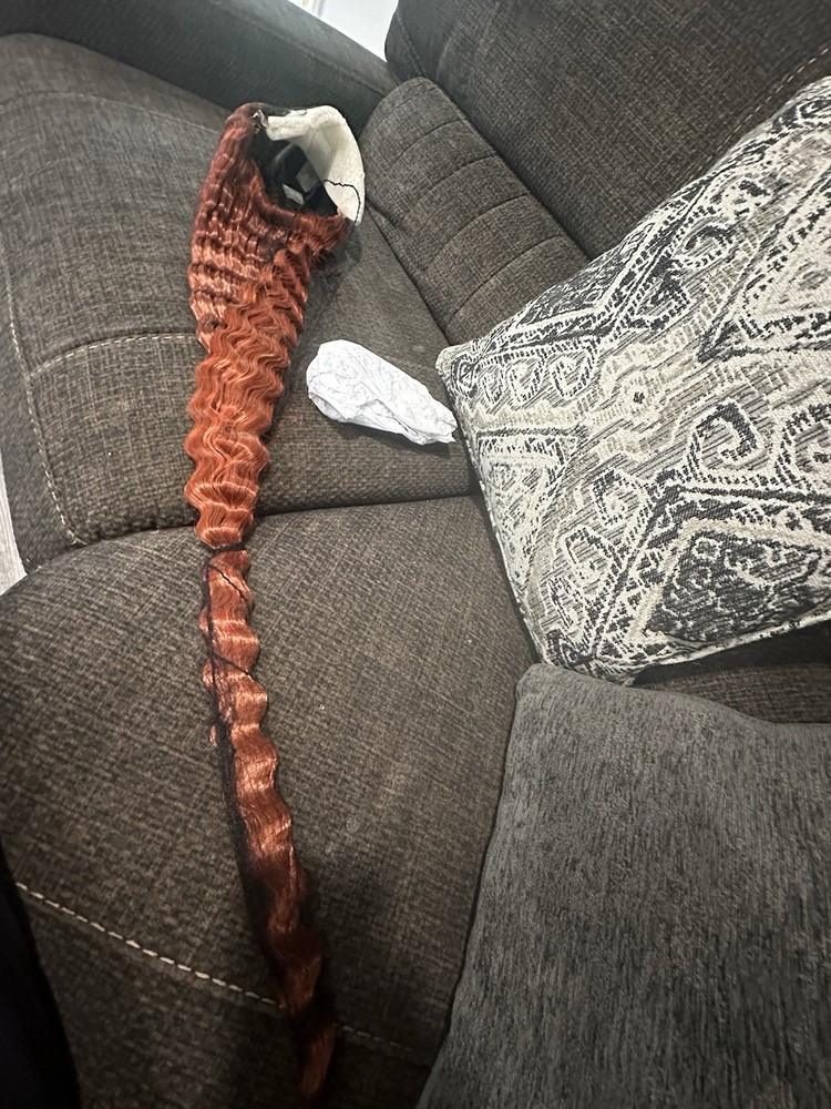 40 inch  Boho Knotless Braided Wig, Bohemian Box Braid  Full Lace Goddess Braid