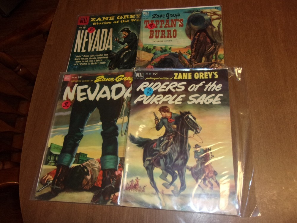 Westerns Lot # 7 Nevada FC 412, 996 Tappans Burro Riders Purple Sage FC 372
