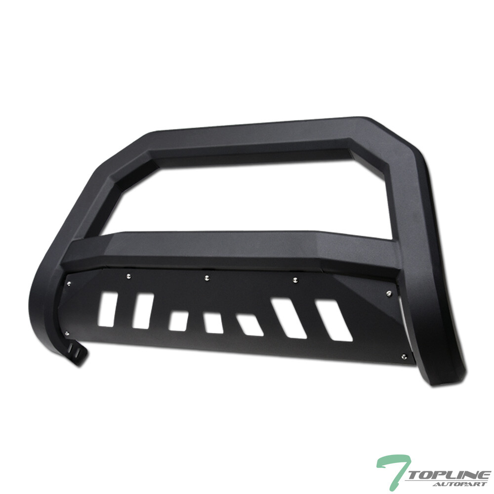 Topline For 1999-2007 Silverado/Sierra 1500 AVT Bull Bar Grille Guard -Matte Blk