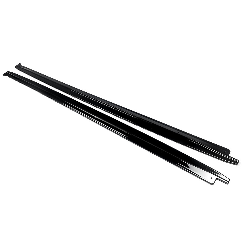Used Black Side Skirts Rocker Panel Extentions For BMW F15 X5 F16 X6 15-19