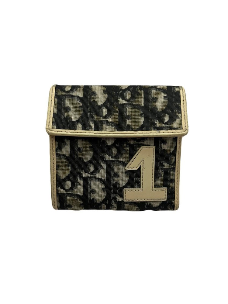 Dior Blue Leather Wallet Pre-Owned Model E0530-177