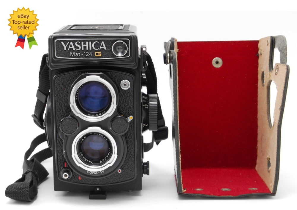 Yashica Mat 124G 6x6 TLR Medium Format Camera From JAPAN [EXC+5] Meter OK
