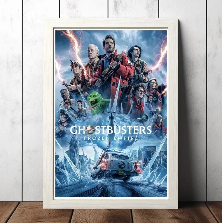 Ghostbusters Frozen Empire 2024 Movie Poster Printing Film Cover