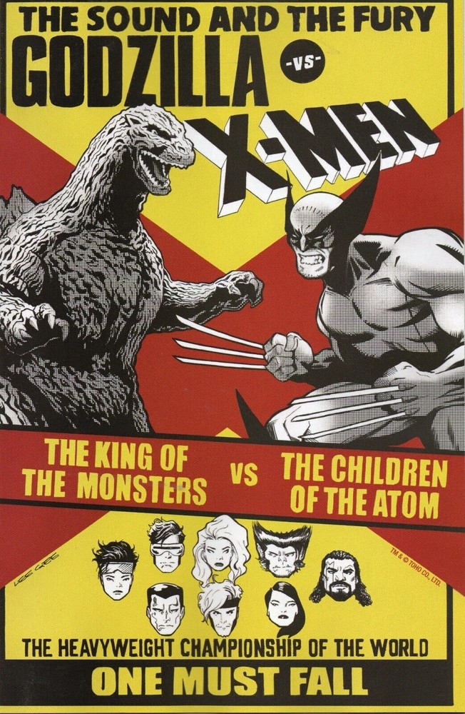 Godzilla vs X-Men 1 First Print Cover B Garbett Variant 2025 Nicieza Laiso Comic