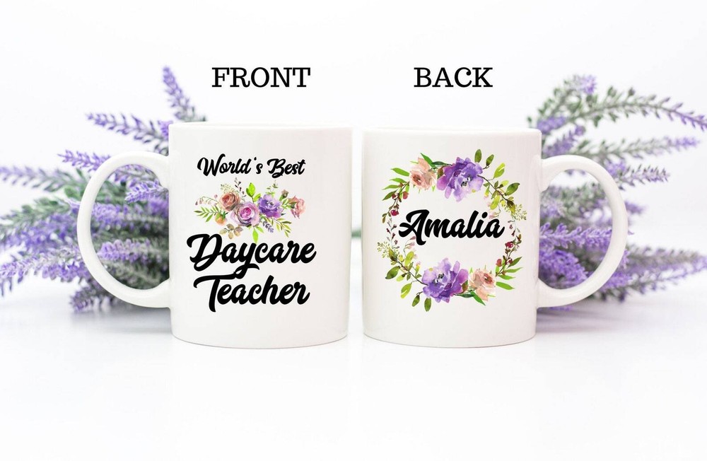 Custom Daycare Teacher Appreciation Thank You Gifts For Her Preschool Teacher