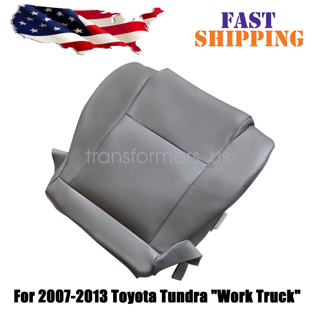 2007-2008 Toyota Tundra Work Truck Gray Driver Bottom Seat Cover Replacement