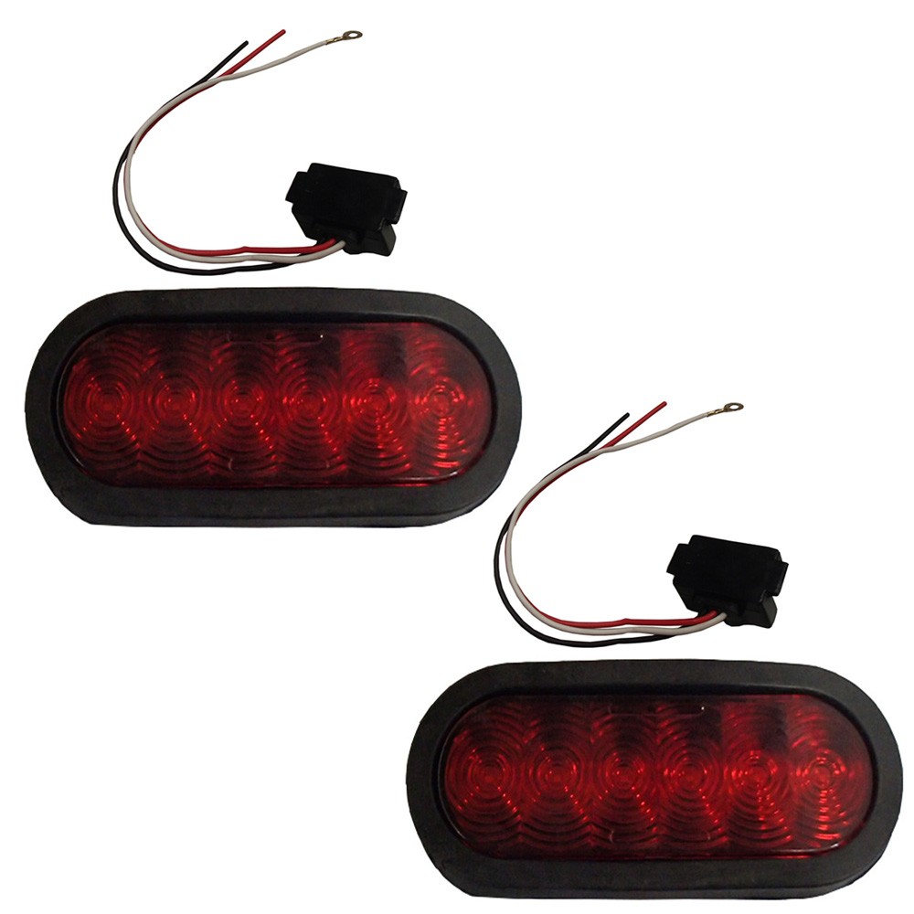 LED Truck Steel Housing Box with 6'' Oval Tail Light & 2