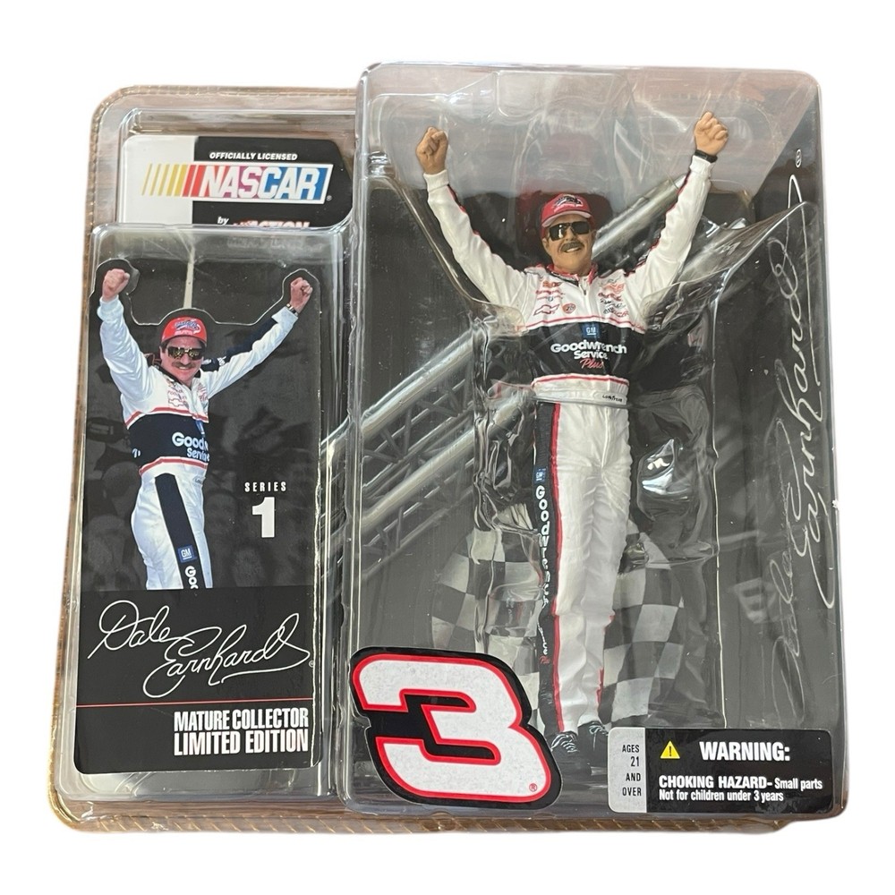 Dale Earnhardt Sr #3 NASCAR Action Series 1 Limited Edition Collector Figure
