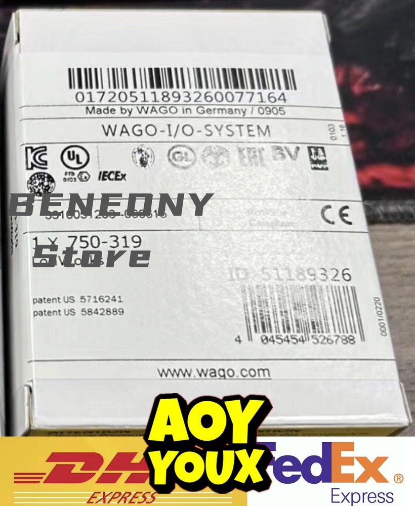 1PCS New original genuine product WAGO module 750-319 Expedited Shipping