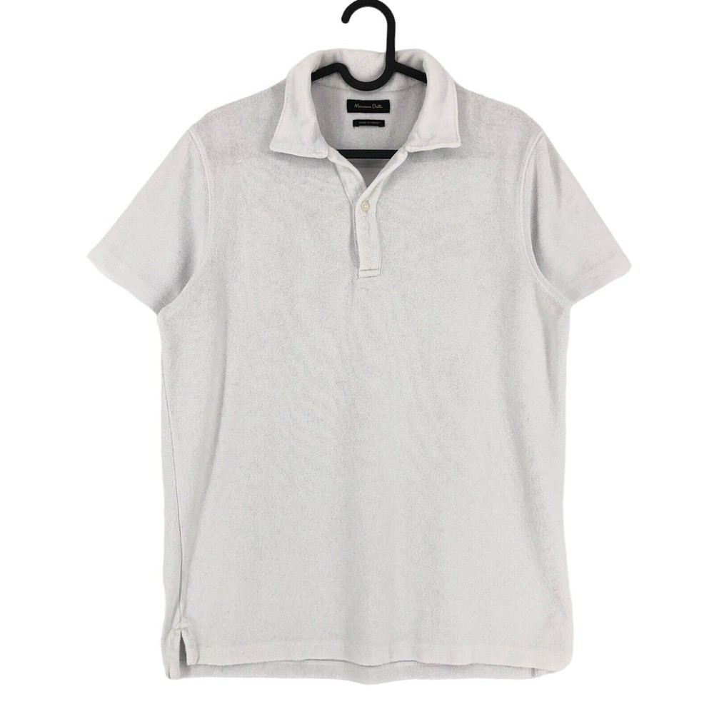MASSIMO DUTTI Men Polo Neck T-Shirt Size M