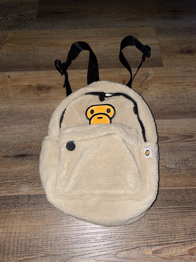 A Bathing Ape BAPE BABY MILO MINI BACKPACK CREAM