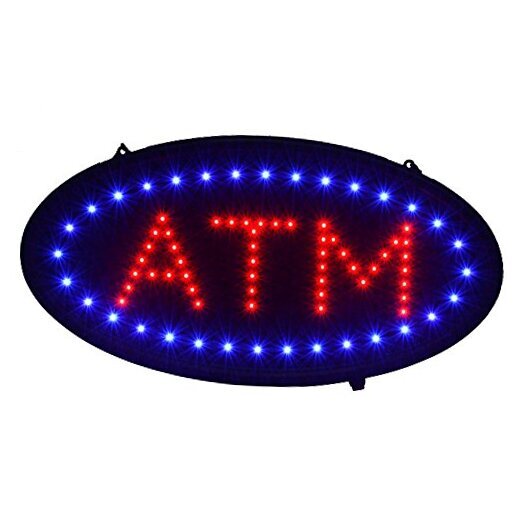 Led ATM Signs Decor for Bank Business Mart Shop Store 19