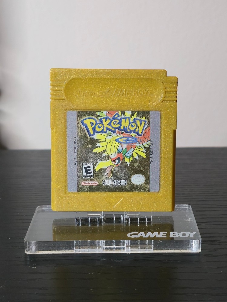 Pokemon Gold Version (GBC, 2000) - Authentic, clean, new battery, working, saves