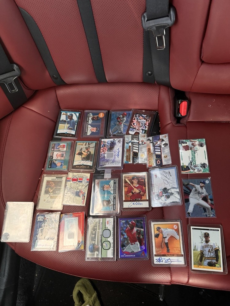 Rare Autograph and Patch Card Baseball Football Binder Collection