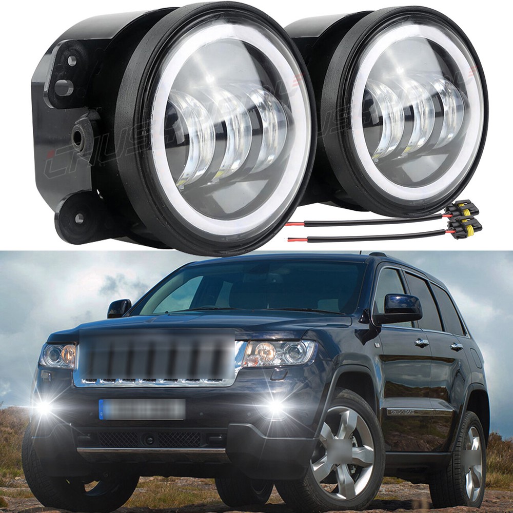 Clear Lens Front Bumper Fog Light Lamps for Jeep Grand Cherokee 2011~2012 2013