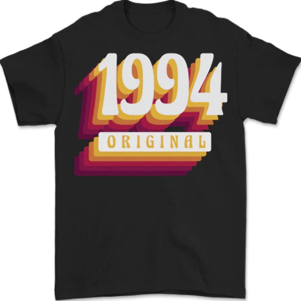 Retro 29th Birthday Original 1994 Mens T-Shirt 100% Cotton