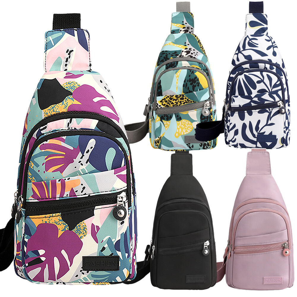 Unisex Sling Bag for Travel Sports - Crossbody Chest Fanny Pack Backpack  