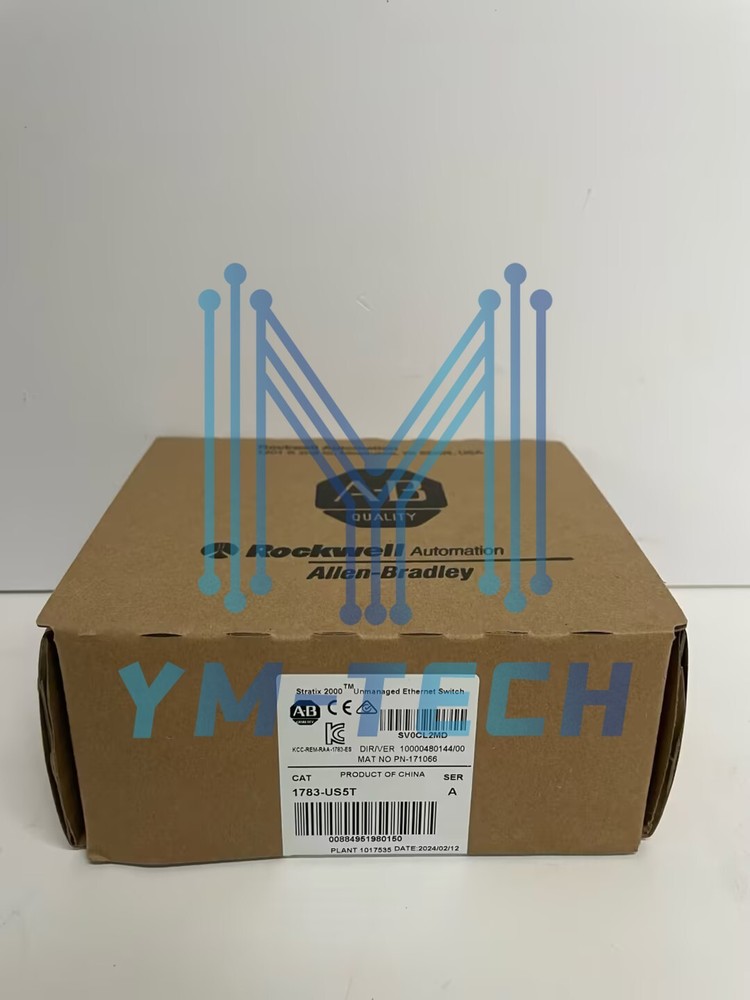 New Allen-Bradley 1783-US5T SER A Stratix 2000 Ethernet Switch 5 Pt 1783US5T