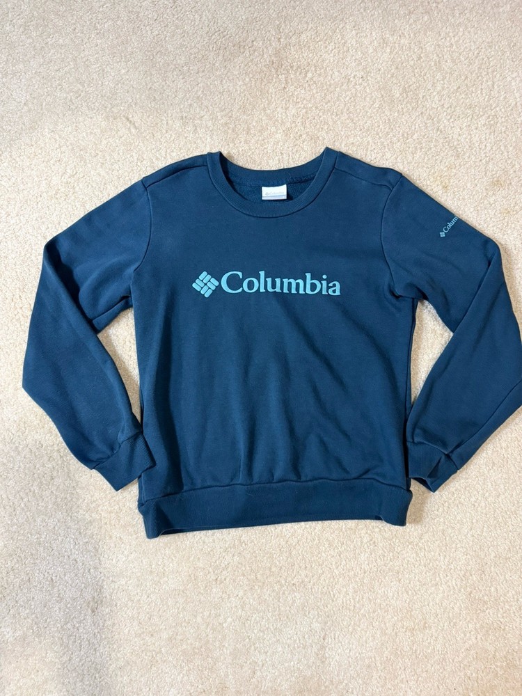 COLUMBIA Women’s Black Lightweight Crewneck Sweatshirt Size Small