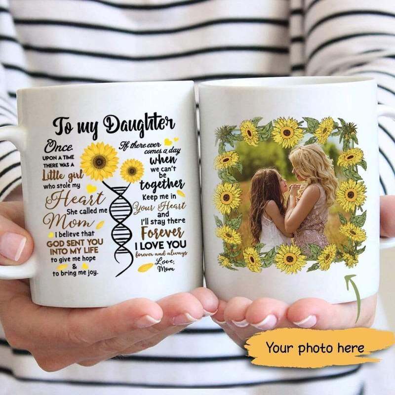 Family To My Daughter Personalized Photo Mug Family Mug Personalized Custom