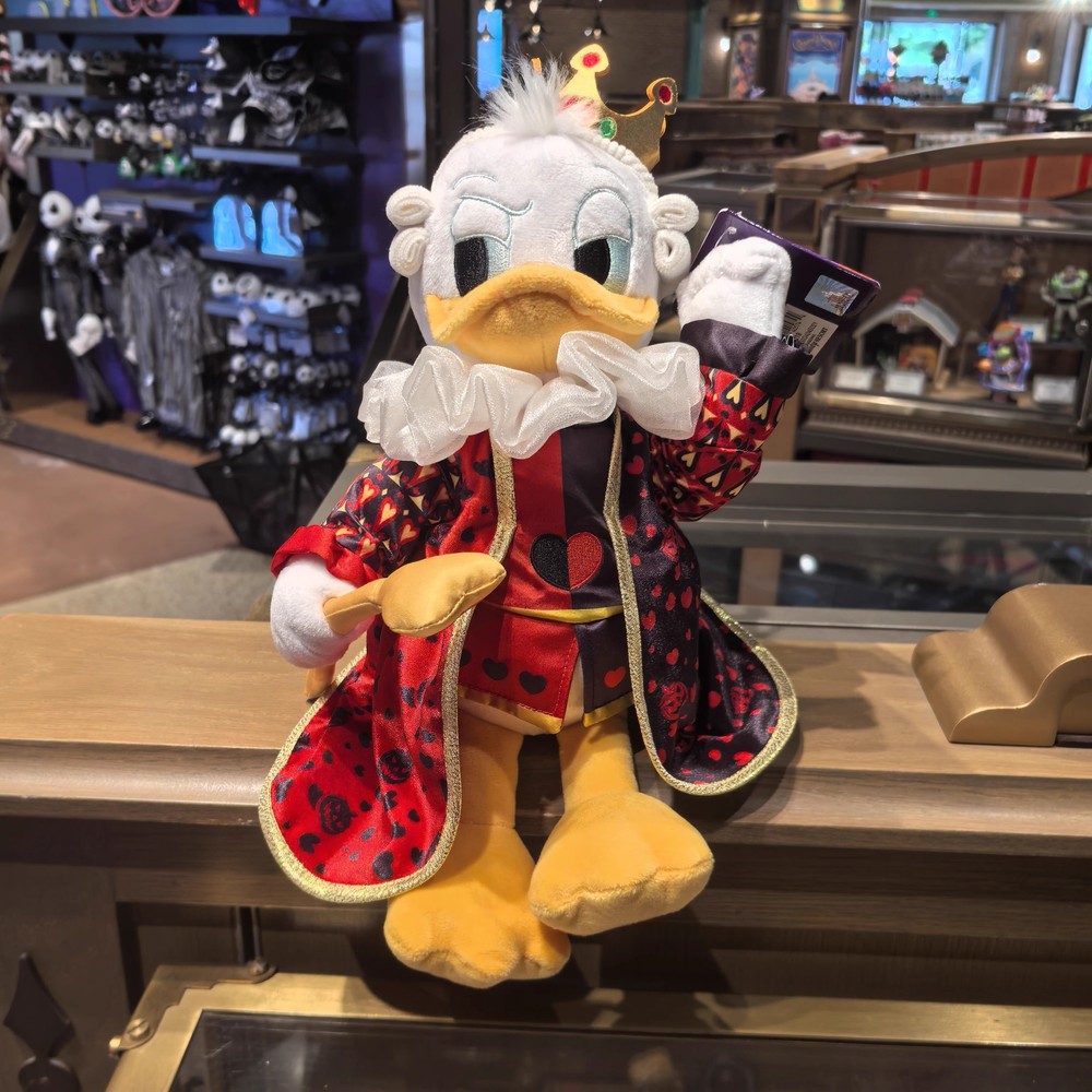 2024 Disney Halloween Donald Duck Plush 9 Inch Shanghai Disneyland Exclusive