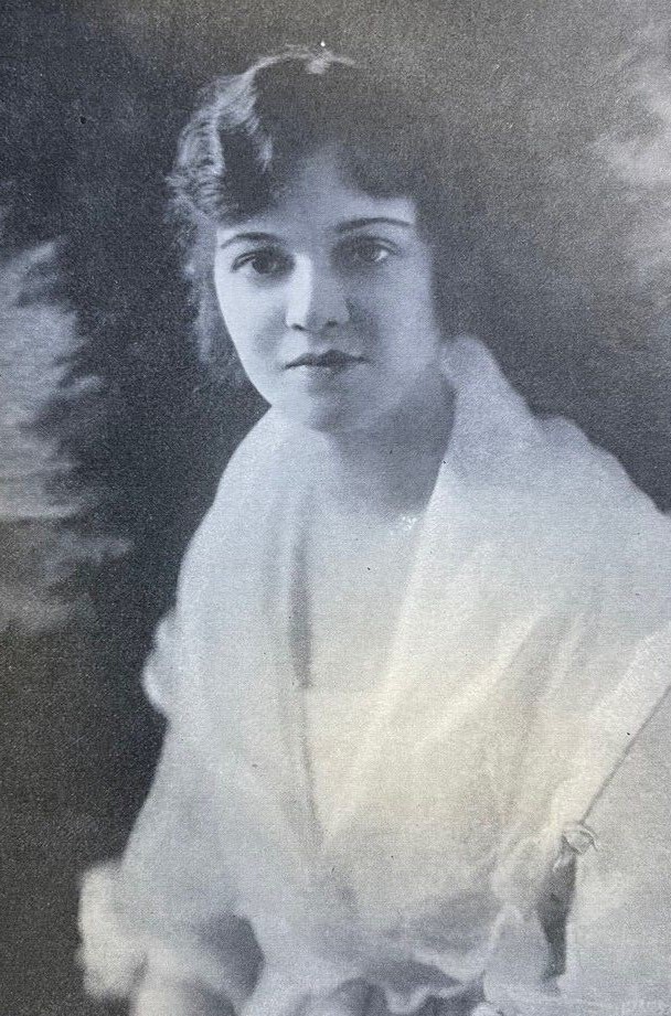 1918 Vintage Magazine Illustration Actress Edith Day