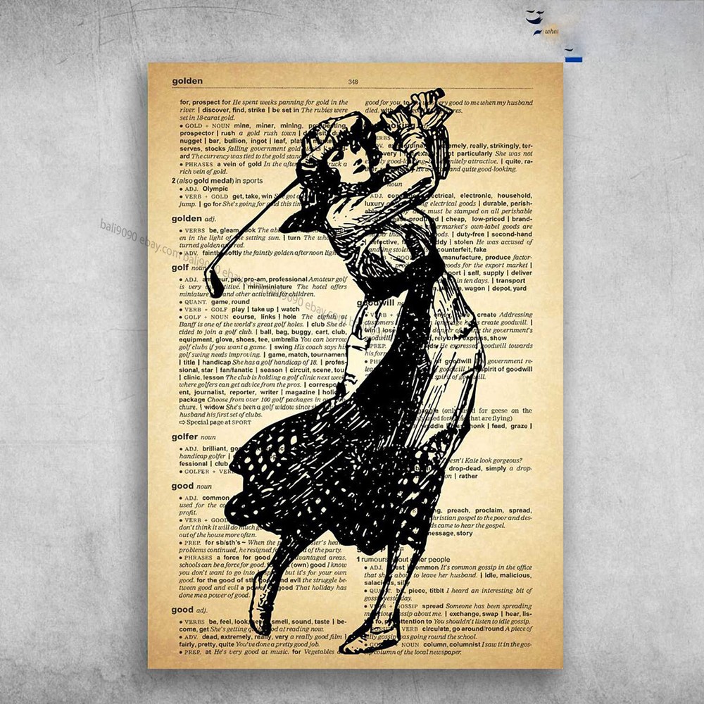 Girl Playing Golf - Golf Lover