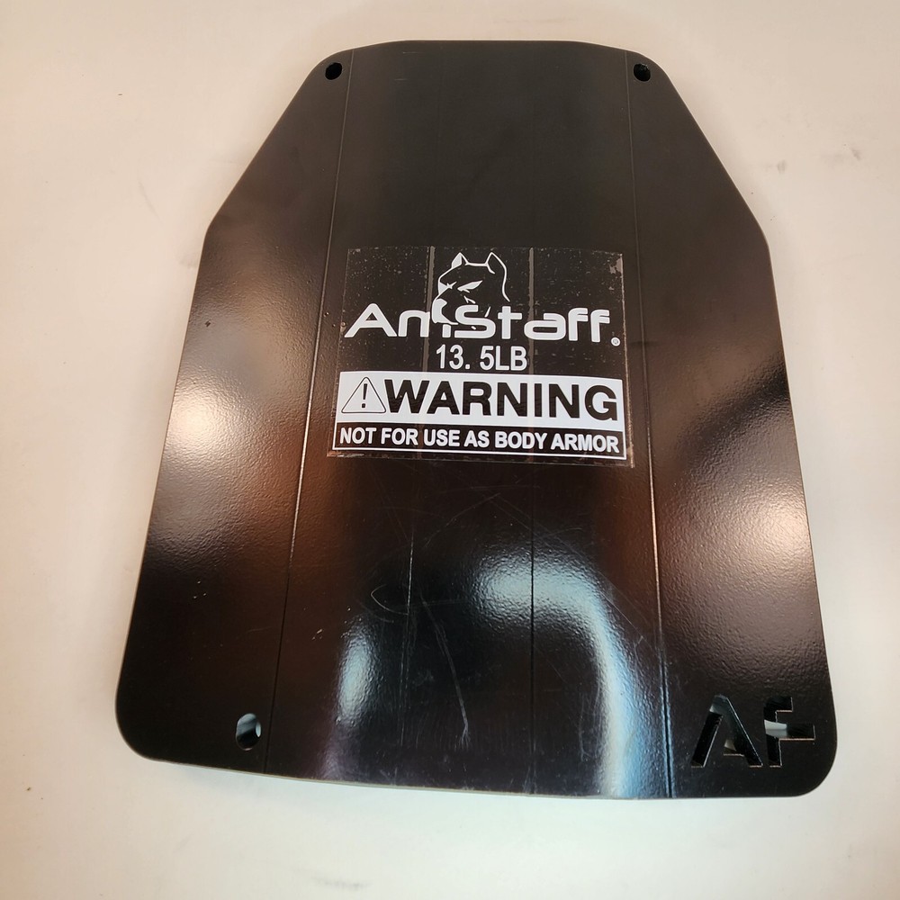 AmStaff Fitness Tactical Weighted Vest Plate 1 PC 13.5 Lb Single Plate CrossFit