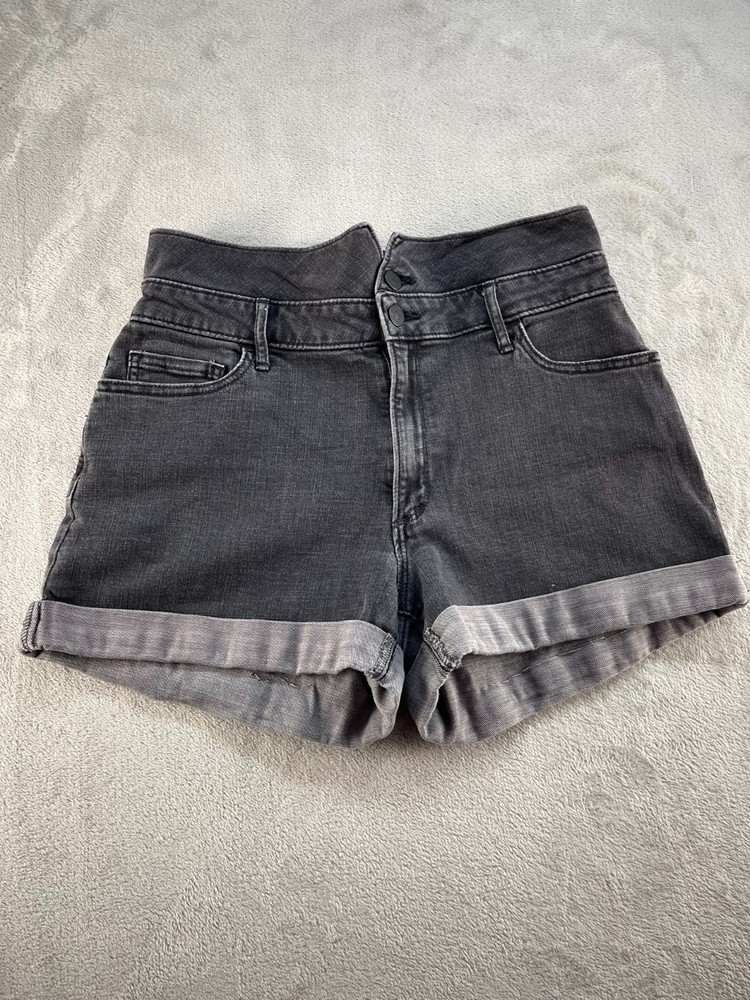 Banana Republic Denim High rise Jean Shorts Women Size 8 Black Casual