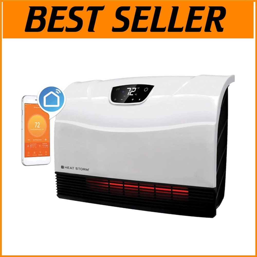 1500 Watt Smart WiFi Wall Heater with Digital Thermostat for Home Comfort