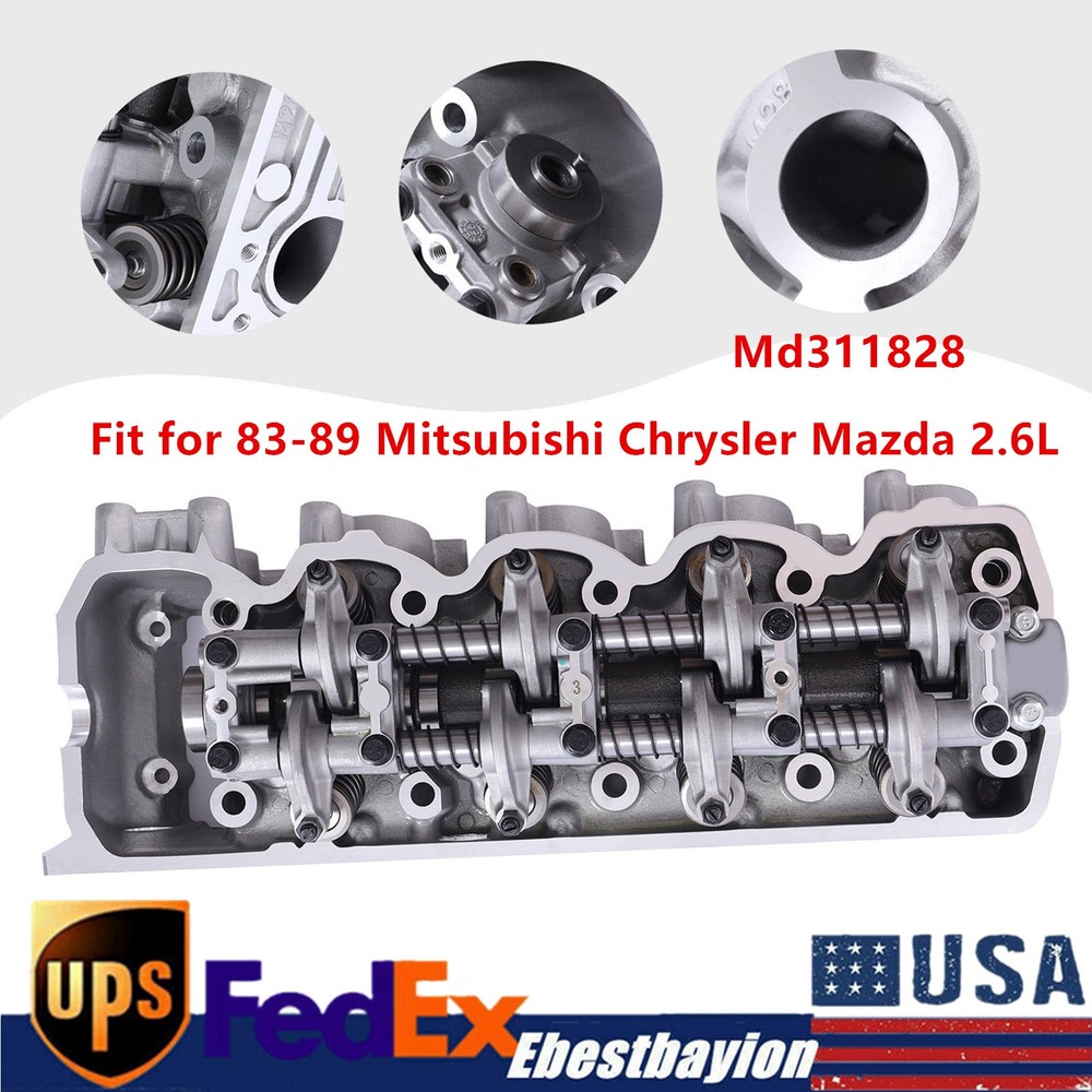 Complete Cylinder Head Bolt & Gasket Set for 83-89 Mitsubishi Chrysler Mazda 2.6L