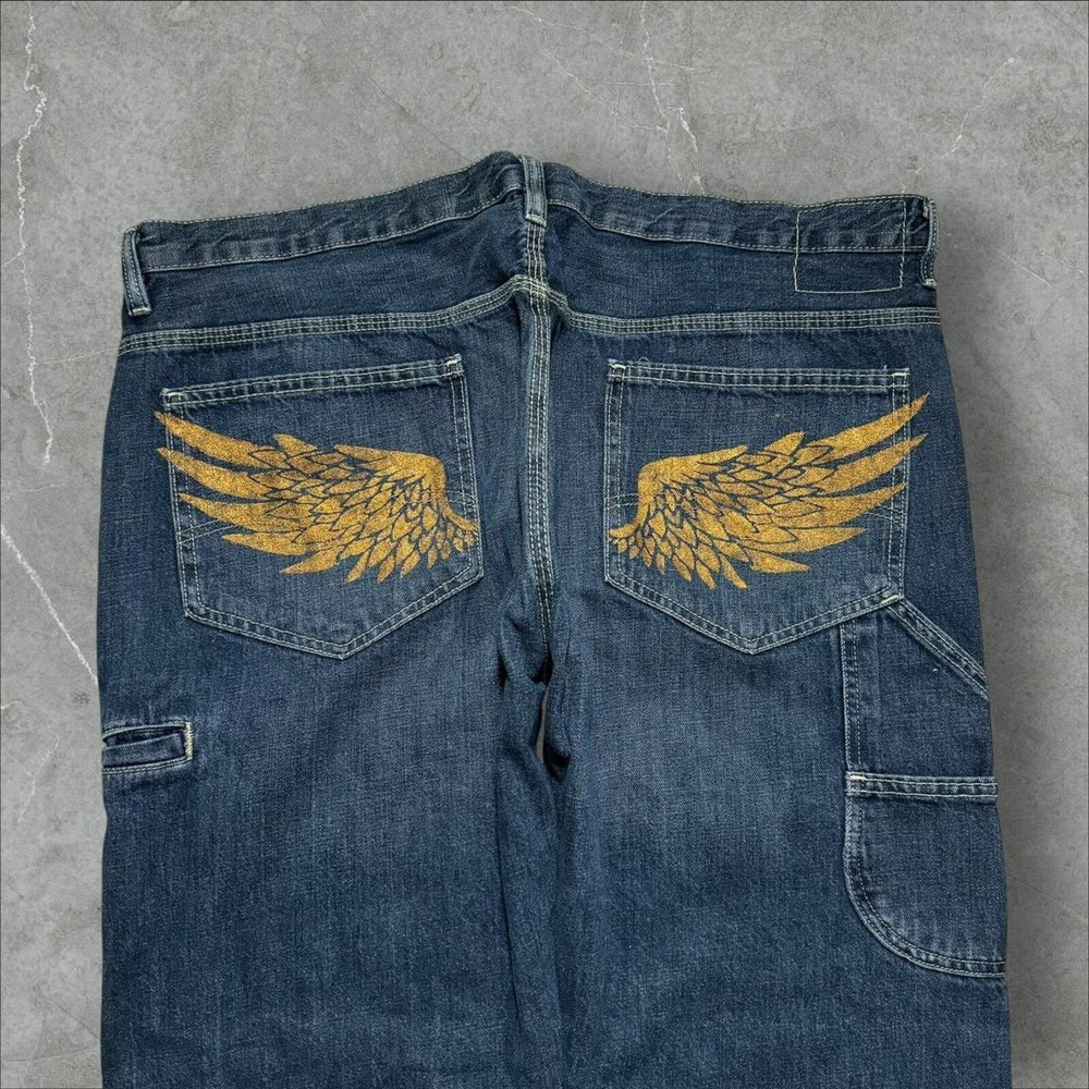 baggy carpenter cargo jnco style Levis wide leg y2k skater jeans - 40x30 mens