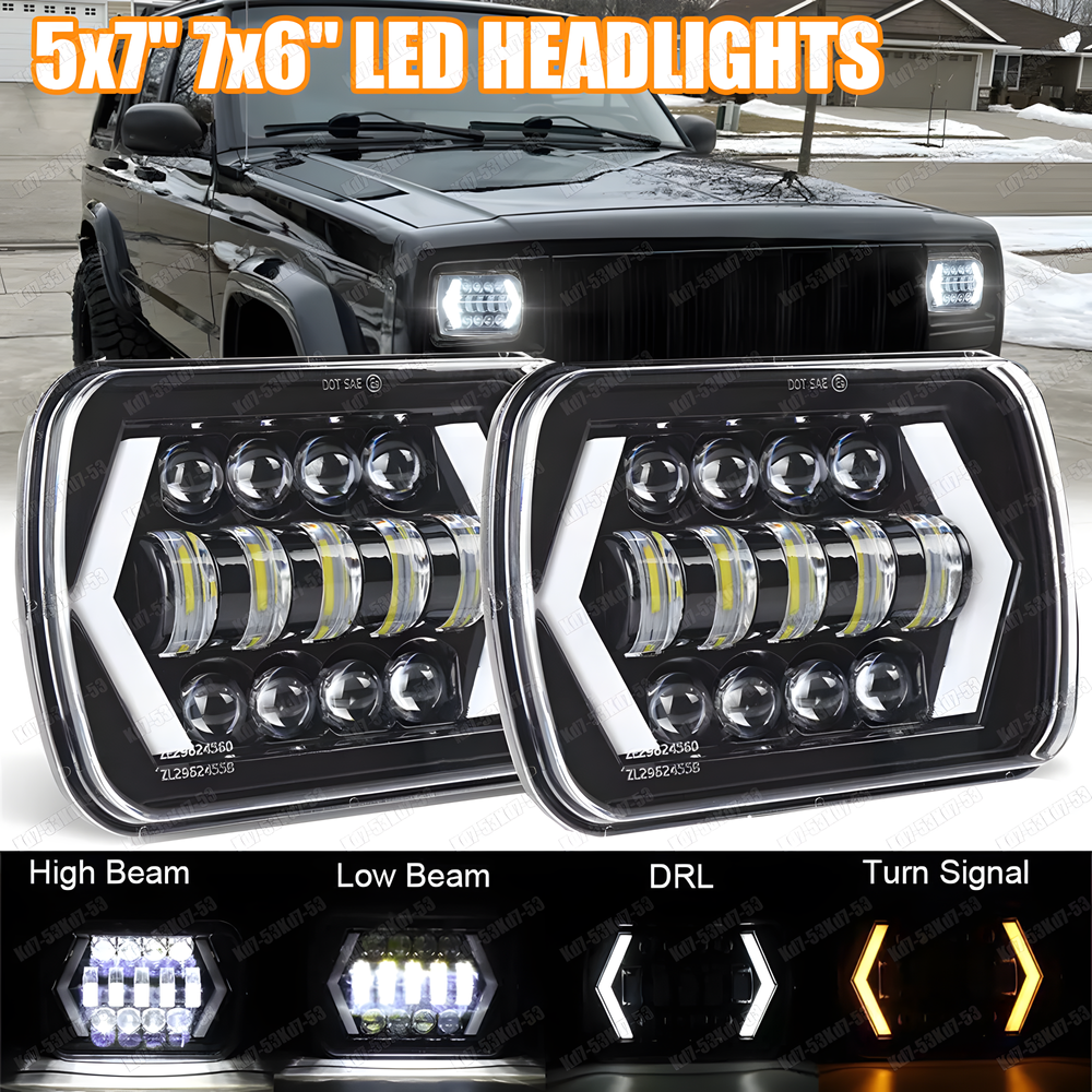 For Wrangler YJ 87-95 5x7