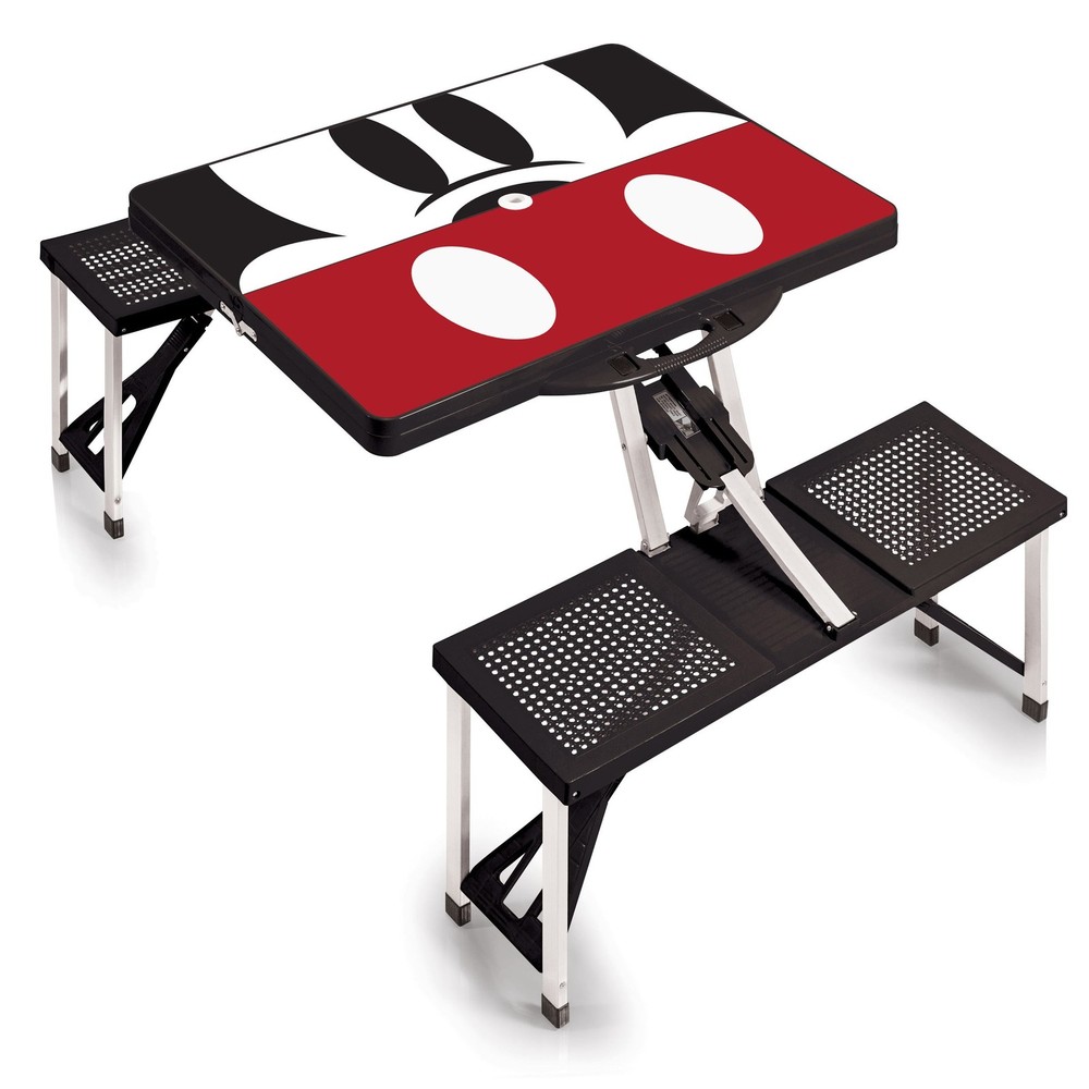 Disney Mickey Mouse Foldable Picnic Table for Camping and Outdoor Adventures