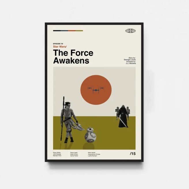 The Force Awakens Star Wars Poster - Premium Star Wars Print for Fans and Collectors