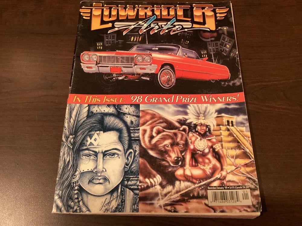 lowrider arte magazine Rare January 1999