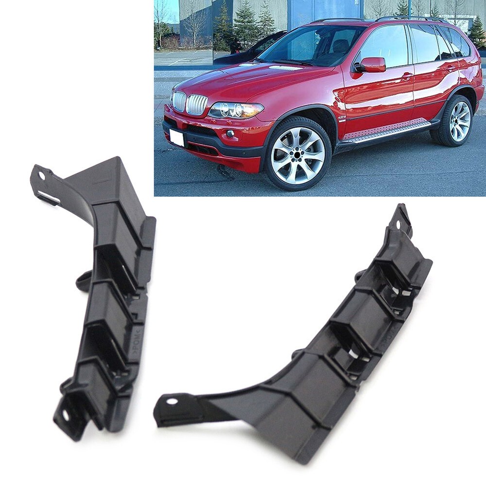 2x Front Bumper Bracket Holder Cover For BMW X5 E53 2003-2006 51117116667