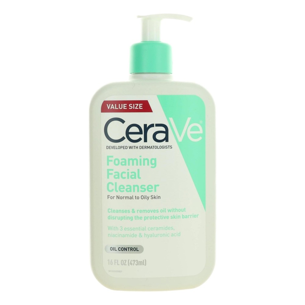 CeraVe 16oz Foaming Facial Cleanser for Normal to Oily Skin