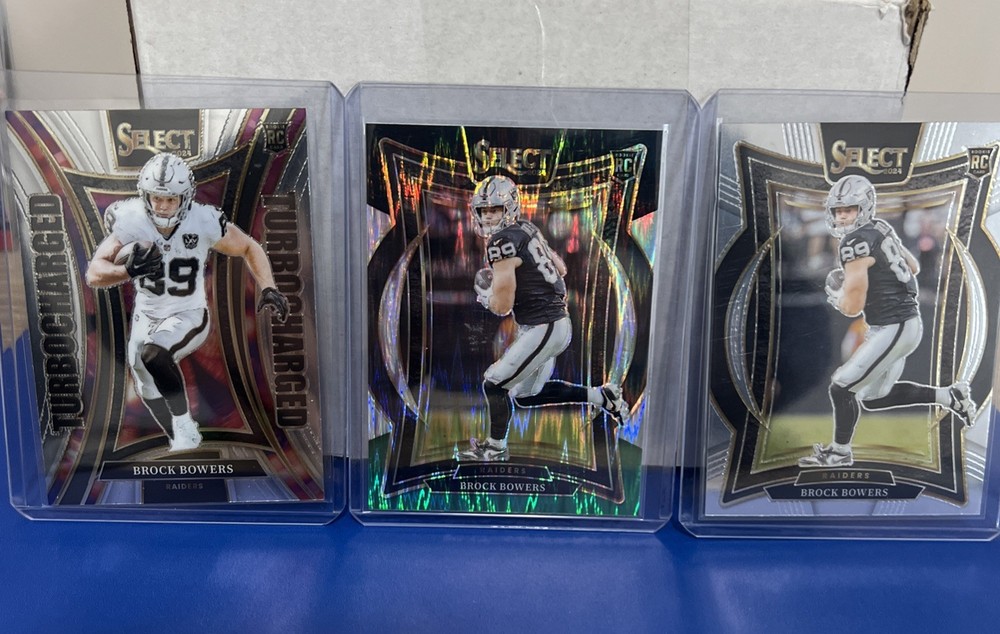 2024 Panini Select - BROCK BOWERS  Rookie Lot (RC)