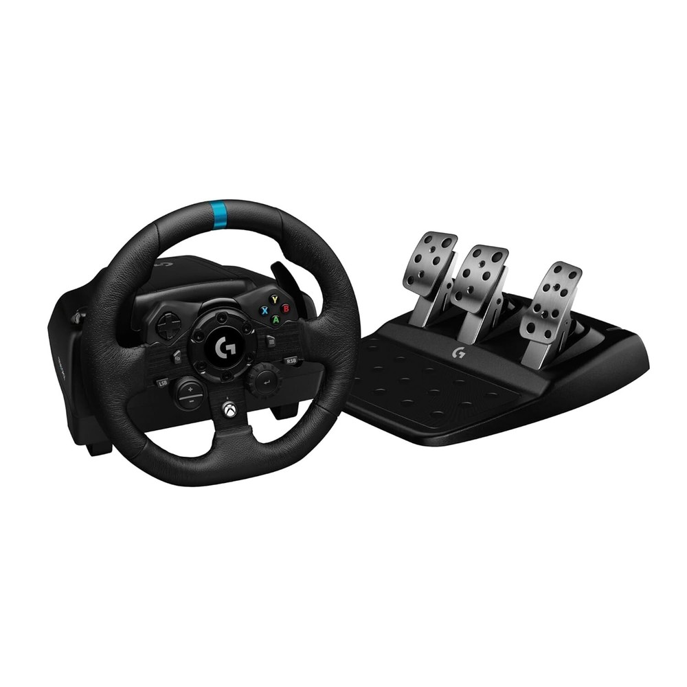 G923 Racing Wheel with Dual Clutch Control - Compatible with Racing Games