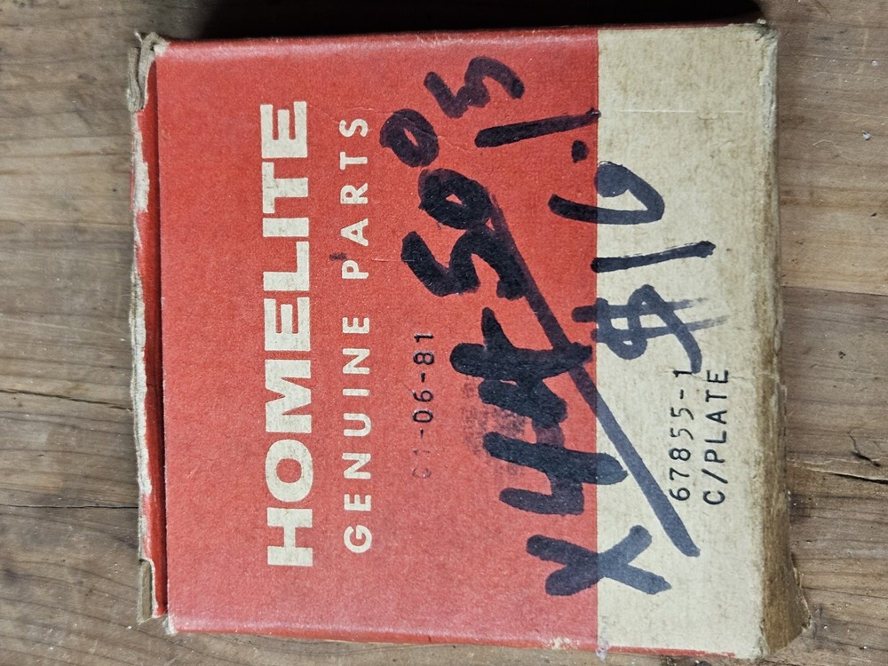 NOS Homelite Clutch Plate 67855-1 Genuine Replacement Part