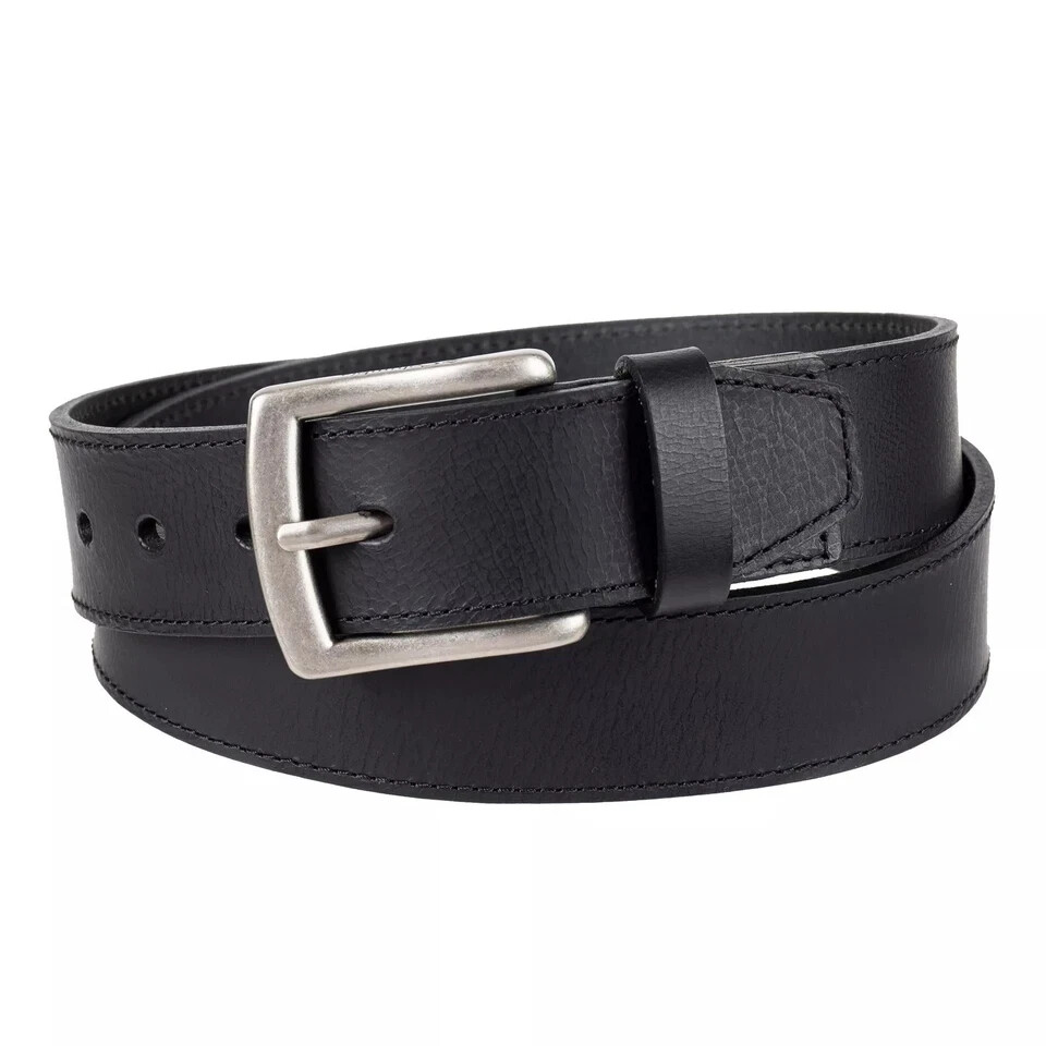 Columbia Mens Leather Belt in Black - Size L (36-38 Waist)