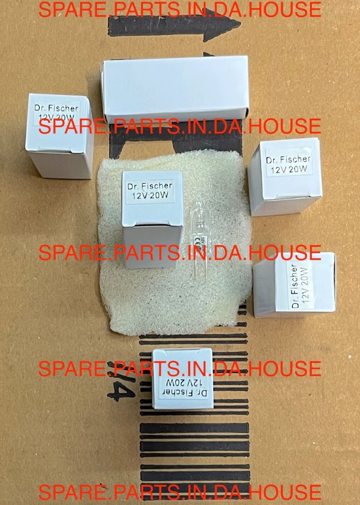 6 x Technika Canopy Rangehood Halogen Lamp Light Bulb Globe CHEM52A6S CHEM52A9S