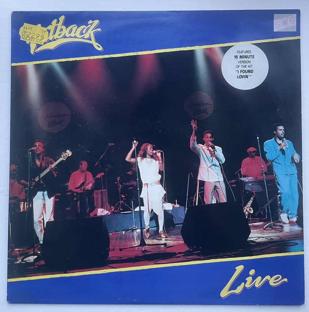 Fatback Live 8 Track Vinyl Album Funk/Soul